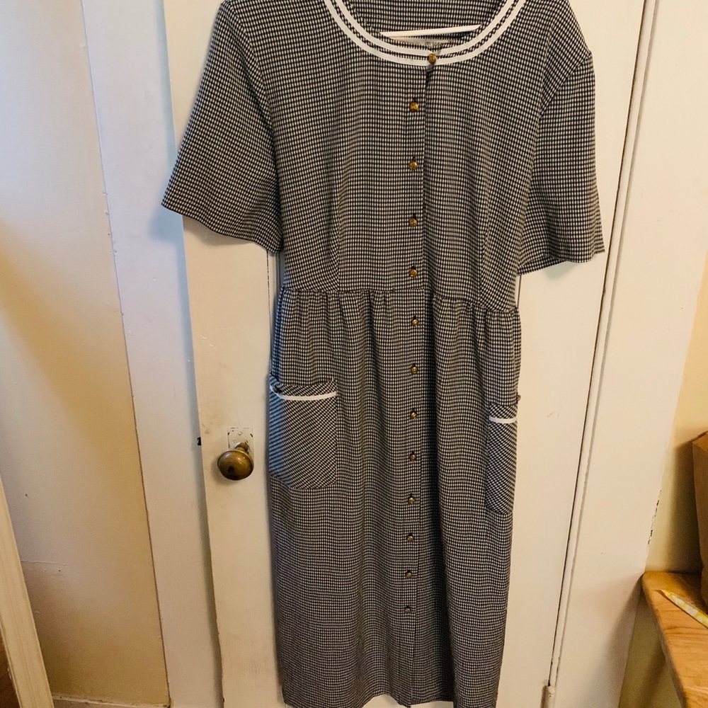 Vintage Gingham Dress. Size 20W